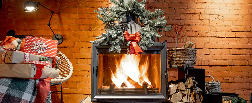 Travis Industries Linear Gas Fireplace Installation in Mattoon, Illinois