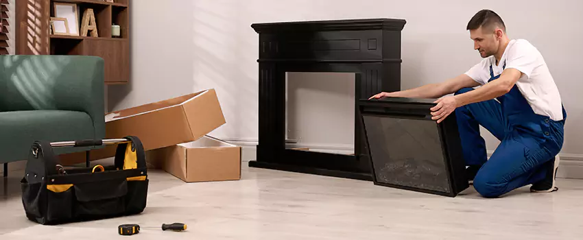 Old Rusted Metal Fireplace Repair And Replacement in Mattoon, IL