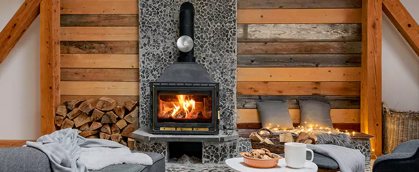 Thelin Hearth Products Direct Vent Gas Stove Fireplace Inspection in Mattoon, Illinois